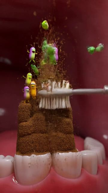 СМОТРИ, ЧТО ЖИВЁТ В ТВОИХ ЗУБАХ… 😱🦠