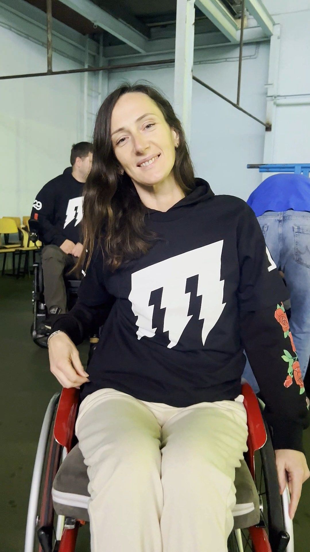Жанна из ФК «Поспишь потом» - футбол на электроколясках
