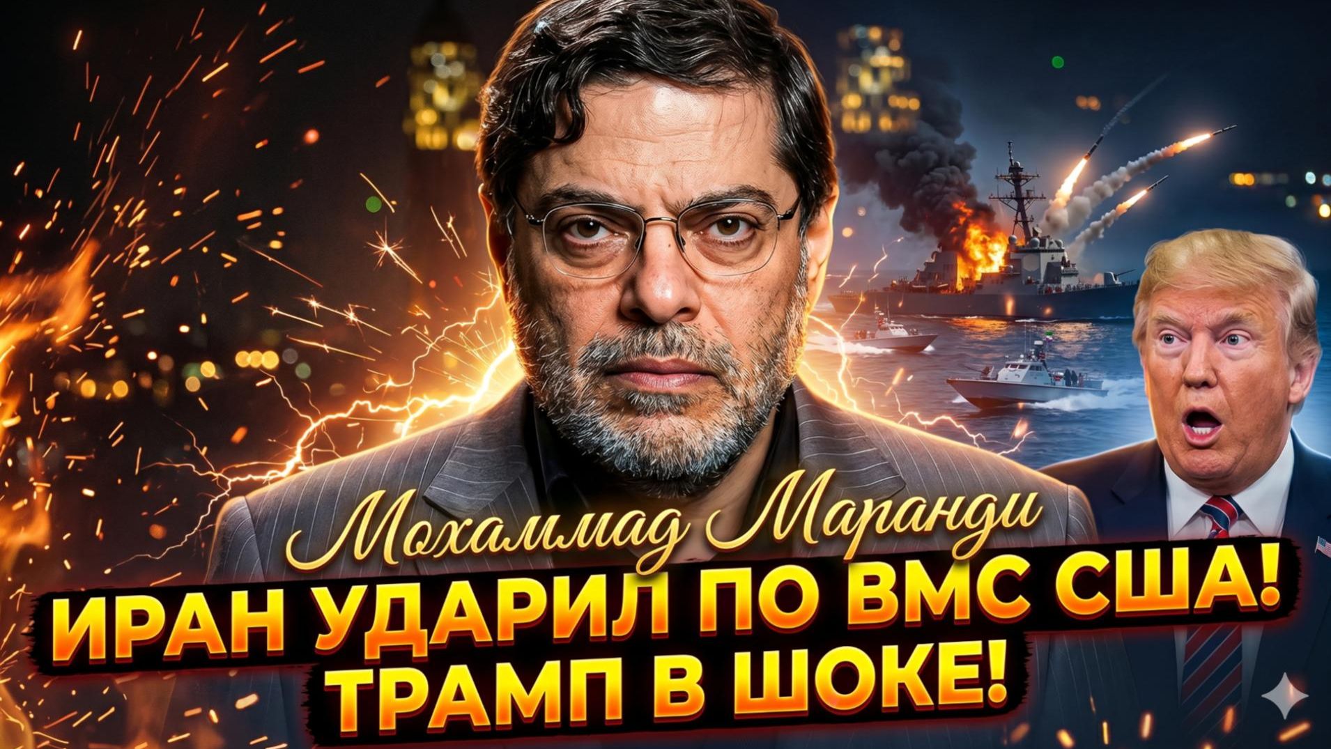 💥 Мохаммад Маранди | Иран ЖЁСТКО ударил по ВМС США в Ормузе – Трамп в глухом шоке