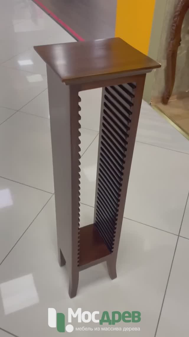 Подставка под CD диски на 30 шт. МИГ697 из красного дерева от фабрики Satin Furniture (Индонезия)