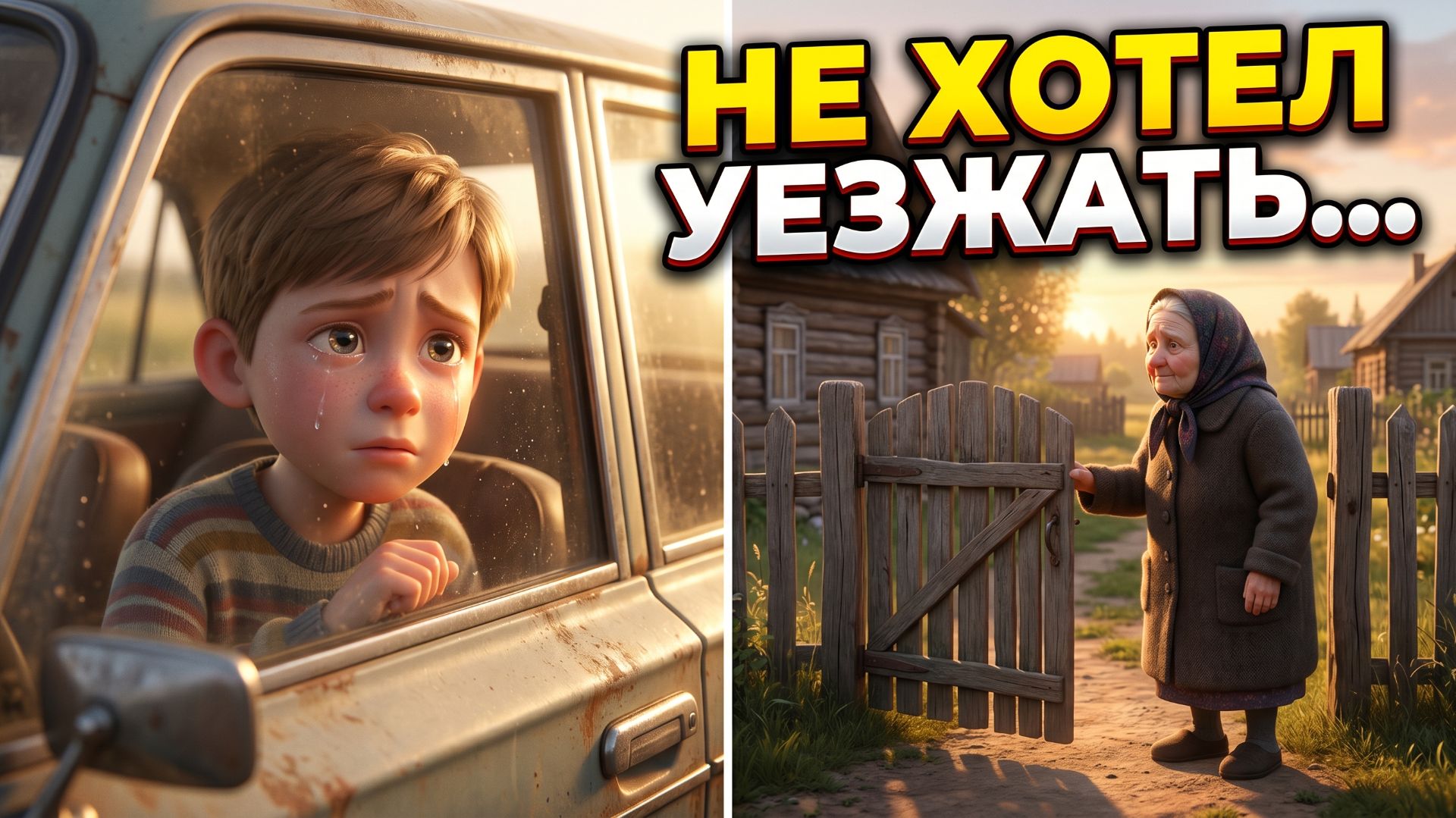 Последний день у бабушки… который мы не хотели отпускать | Россия 90-х в стиле PIXAR