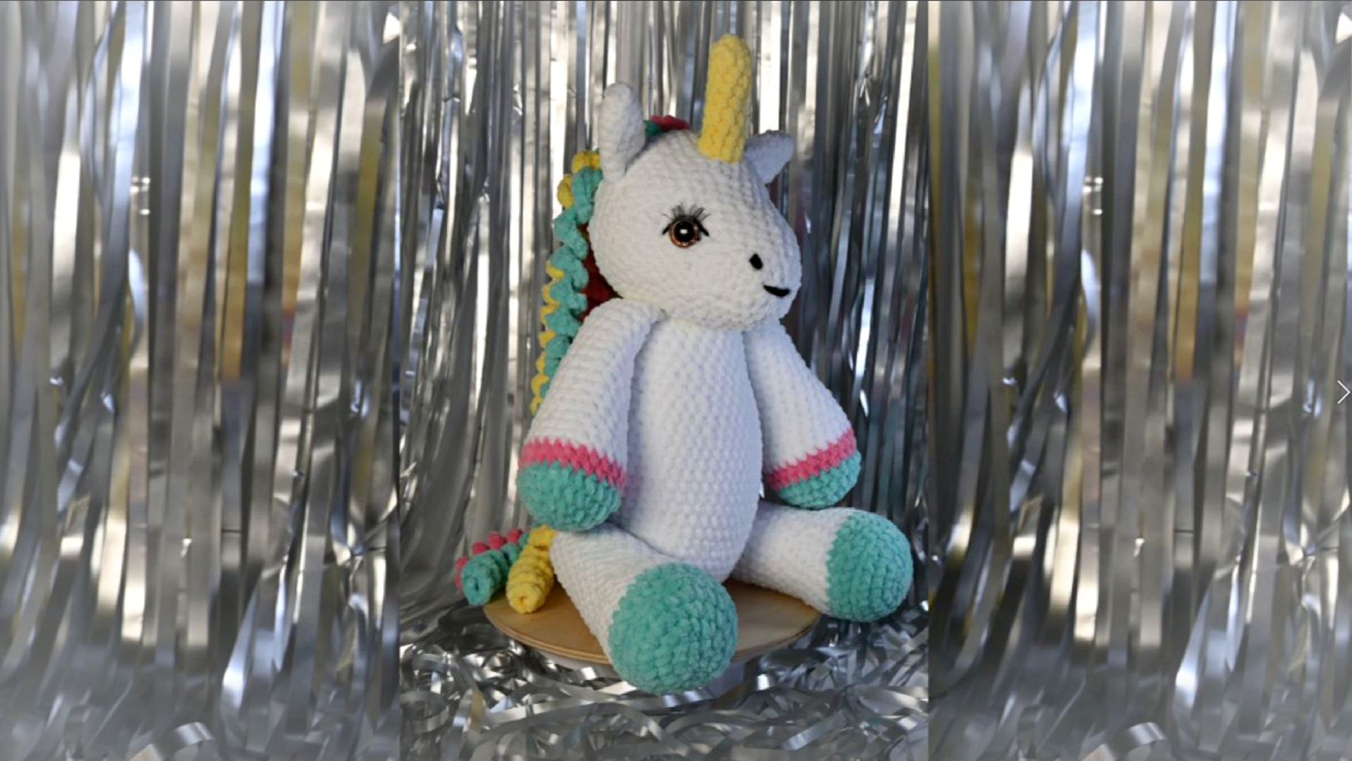 Вязаный Единорог