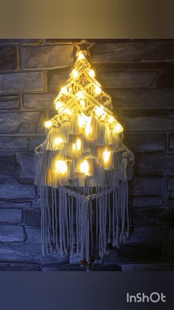 Ёлочки макраме.