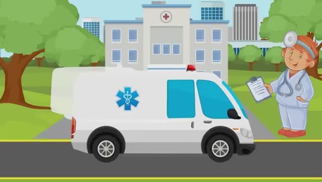 Учим профессии с малышами Развивающая игра мультик Кто на какой машине едет [get.gt]