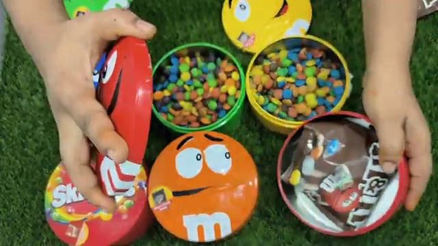 Asmr. Цветные конфеты. Видео для детей. Нэвкин тв.(40)