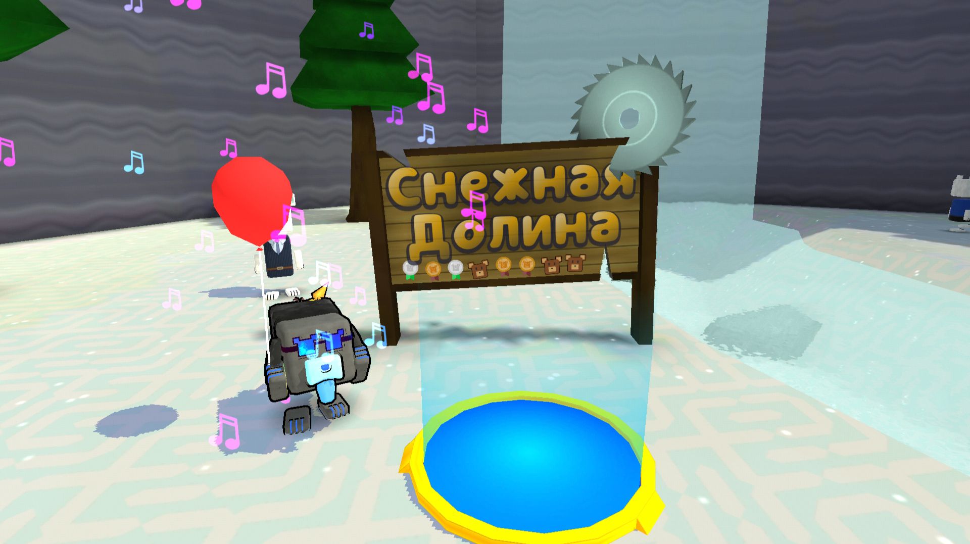 спасаю всех медведей снежной долине