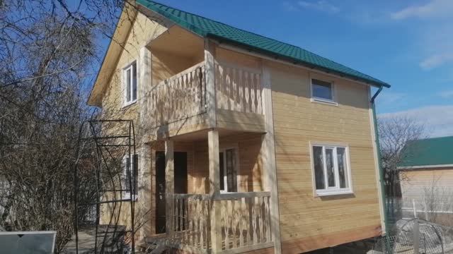 Видео обзор дома из бруса по проекту Новочеркасск. СК Эталон СтройДом