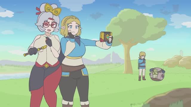 When Your Friend Borrows Your Phone And Starts Scrolling (a Zelda Animation)