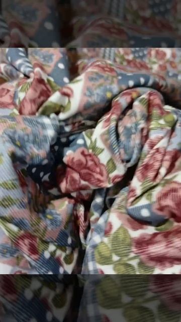 Хлопковый микровельвет PATCHWORK  ИТАЛИЯ