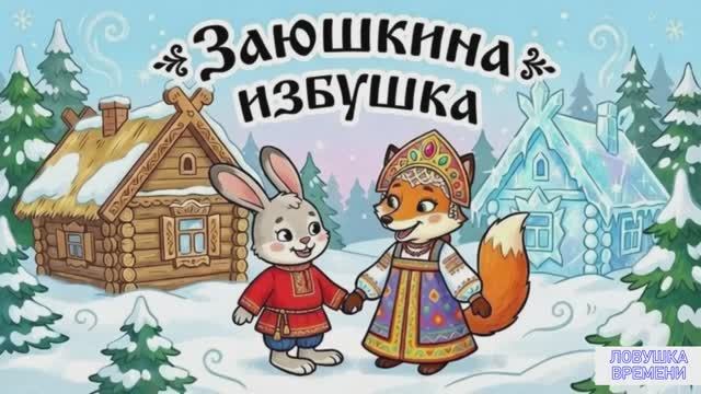 Заюшкина избушка 🐰🦊  Добрый мультфильм для детей Русская народная сказка