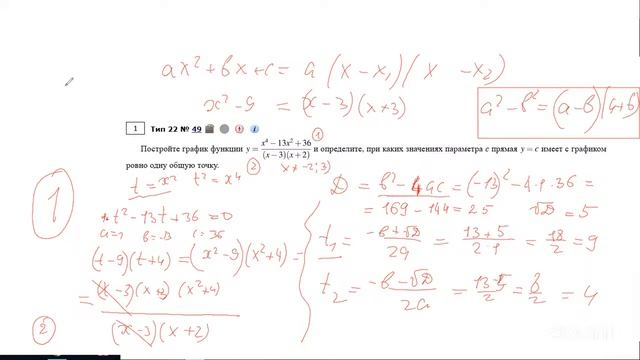 Математика ОГЭ 2025. Задание 22. Функции и их свойства. Графики функций: Параболы, Гиперболы ...,