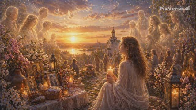 27/44 - Радоница - это память без боли. Любовь без страха. Присутствие без формы.