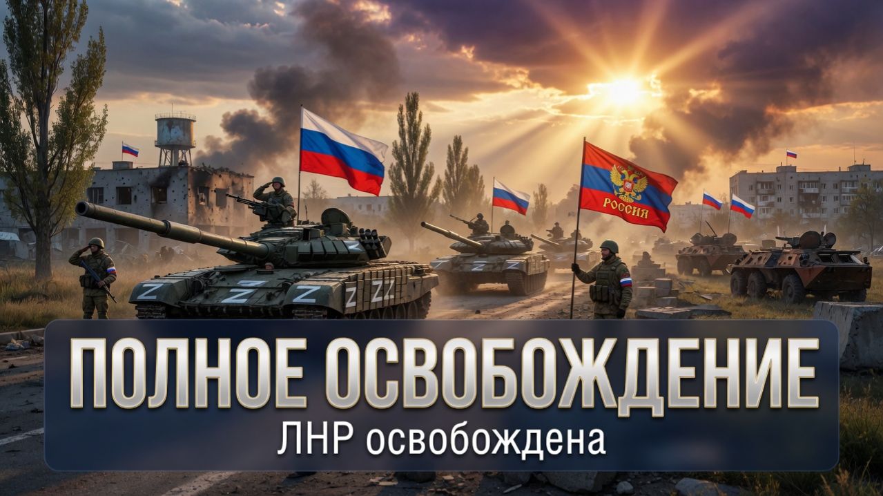 Полное освобождение ЛНР российская армия сломала хребет украинскому нацизму и открыла путь .