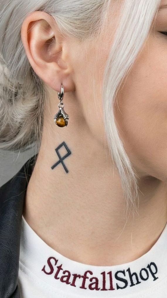 Серьги кольца 