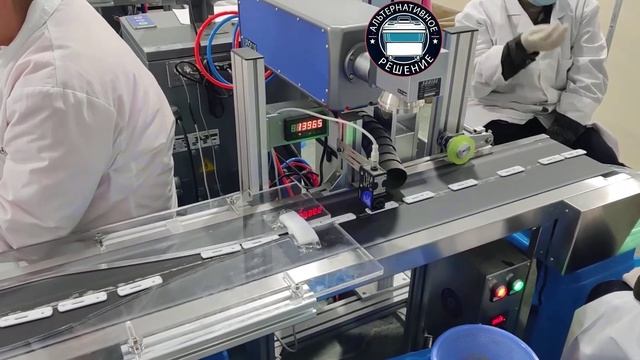 CO2 лазерный маркиратор для медицинских тестов (пластик)