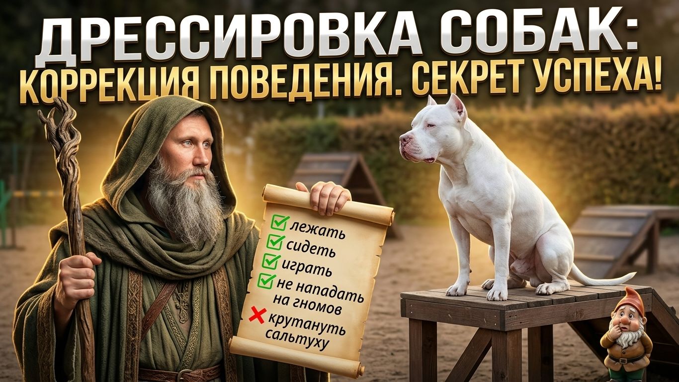 Дрессировка собак: Коррекция поведения. Секрет успеха!