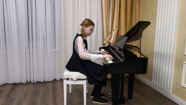 Этюд К.Черни исполняет Егорова София, 10 лет.mp4