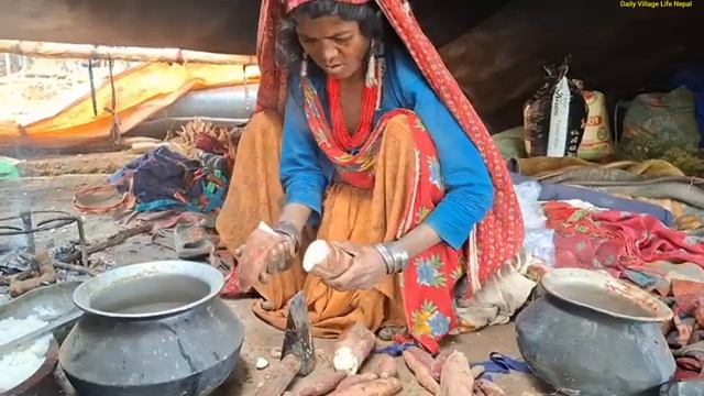 Зима в диких Непалах.