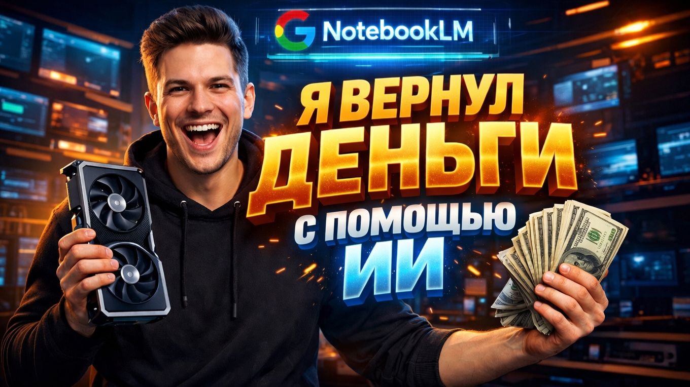 ШОК! Нейросеть заставила продавца вернуть деньги. Мой личный юрист NotebookLM. #ии