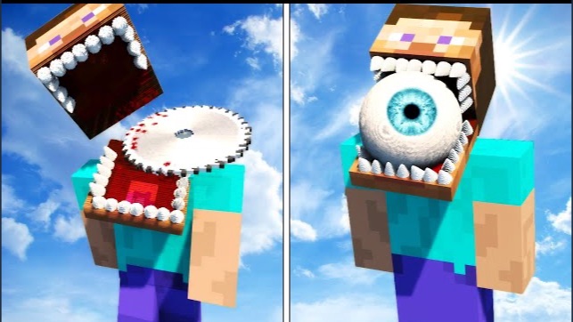 СТИВ ИЗ МАЙНКРАФТА ТЕСТ ПРОЧНОСТИ!! ТЯЖЕЛЫЕ ПРЕДМЕТЫ ЛЕТЯТ В СТИВА В ТИРДАУНЕ МАЙНКРАФТ