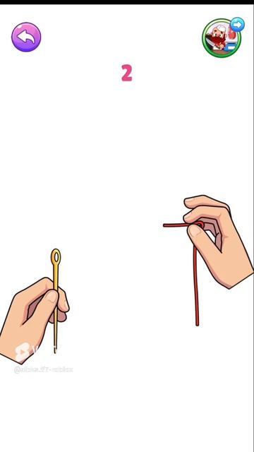 Как попасть ниткой в иголку #games #gameplay #gaming