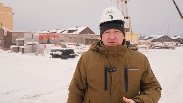 Ход строительства второй очереди многоквартирных домов 