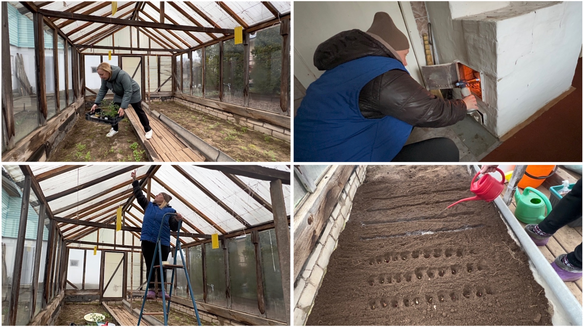 18 апреля. Посадка капусты. Моя ошибка. Все замерзло.