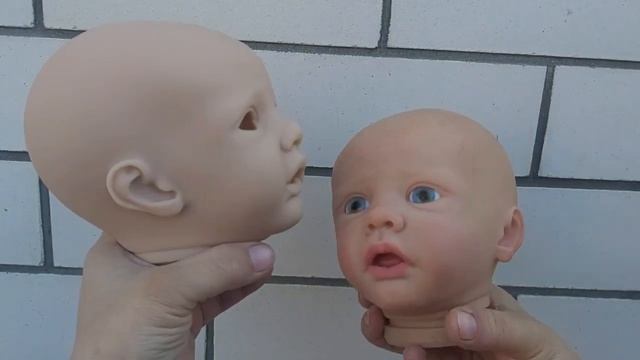 11 ВИДЕО. 
РЕБОРН ЭЛЛА РОСПИСЬ МАСЛЯНЫМИ КРАСКАМИ B.C.Heat Set Paint (  DEWY SKIN ).