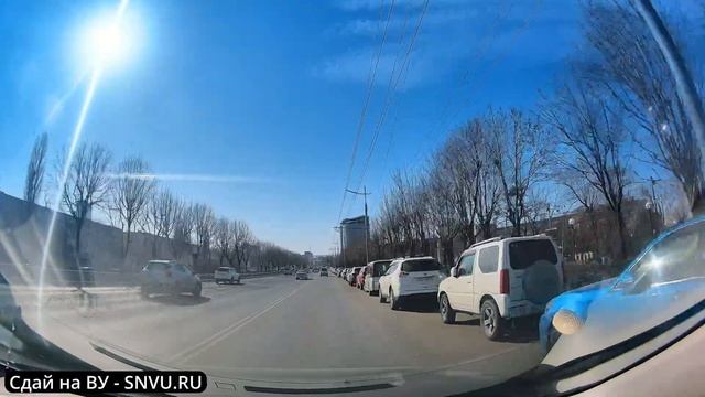 Владивосток. Фирсова. Экзаменационный маршрут ГАИ № 1 Вторая речка Владивосток