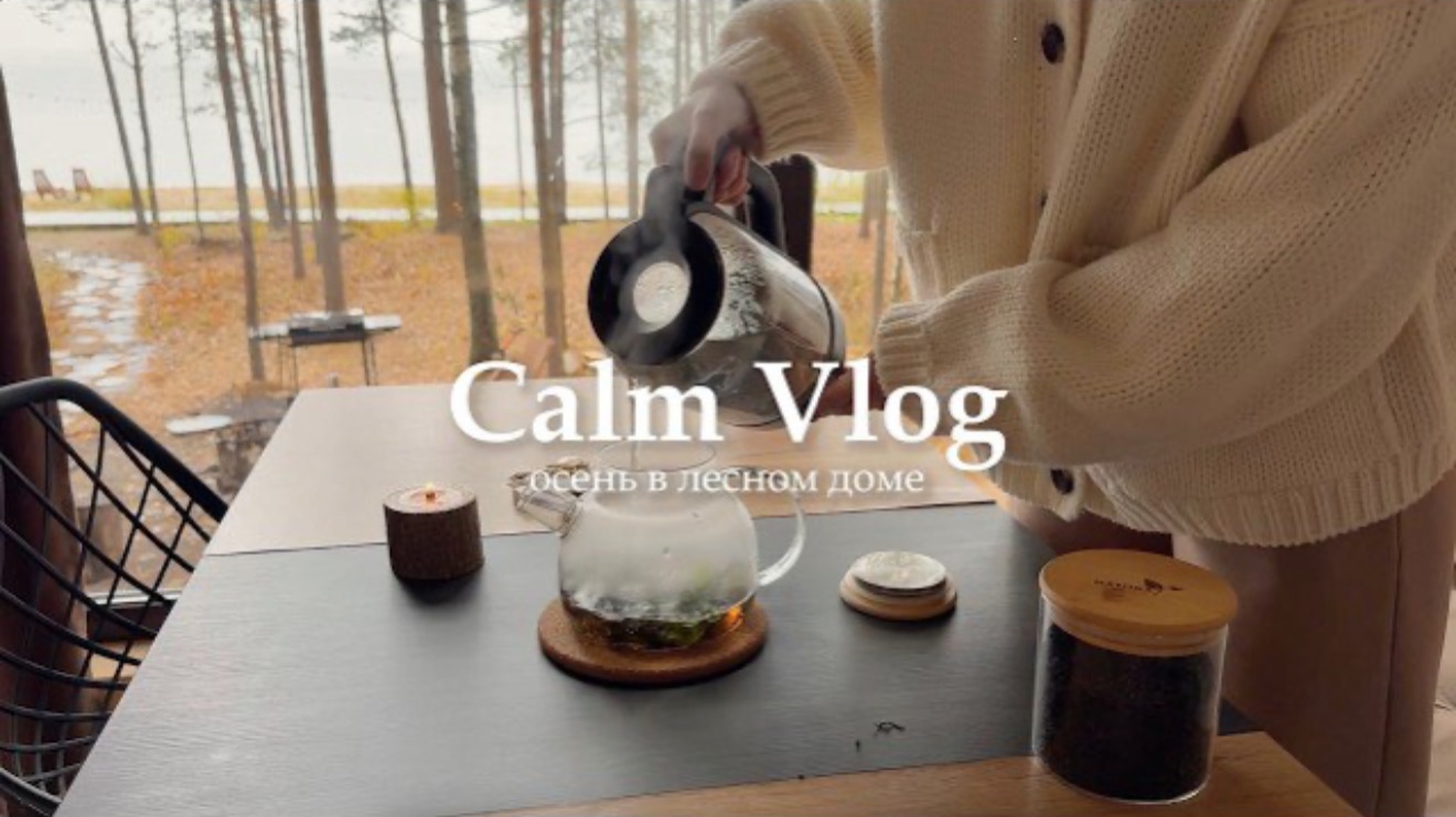 CALM VLOG: дождливый осенний день - уютный дом, глинтвейн, чтение 🍂