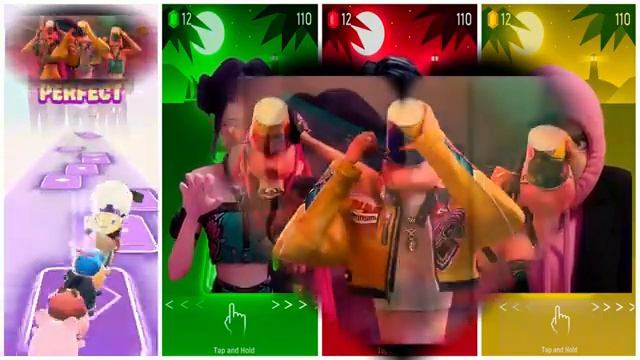 K-Pop Охотники на демонов: Драйв под Soda Pop! 🎧🔥 Ритм-баттл в Tiles Hop