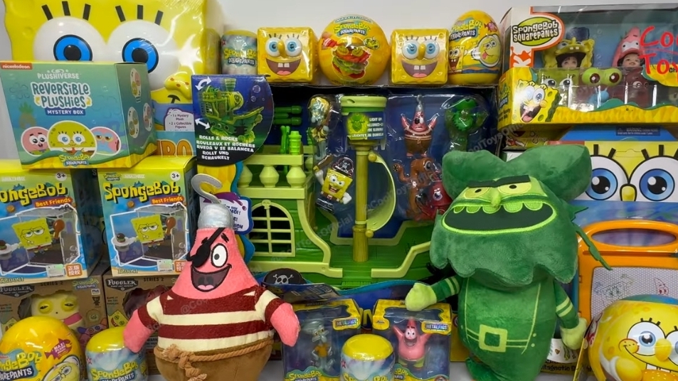 Супер Мега АСМР Распаковка 🤯 Спанч Боб квадратные штаны, Патрик и другие персонажи. АСМР звуки