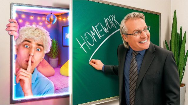 Я построил в школе 3 СЕКРЕТНЫЕ КОМНАТЫ!