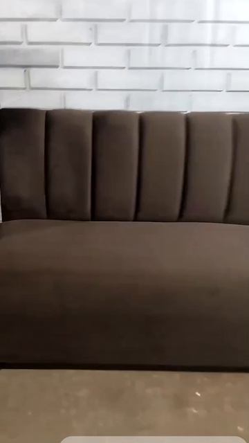 Диван Лиана коричневый велюр