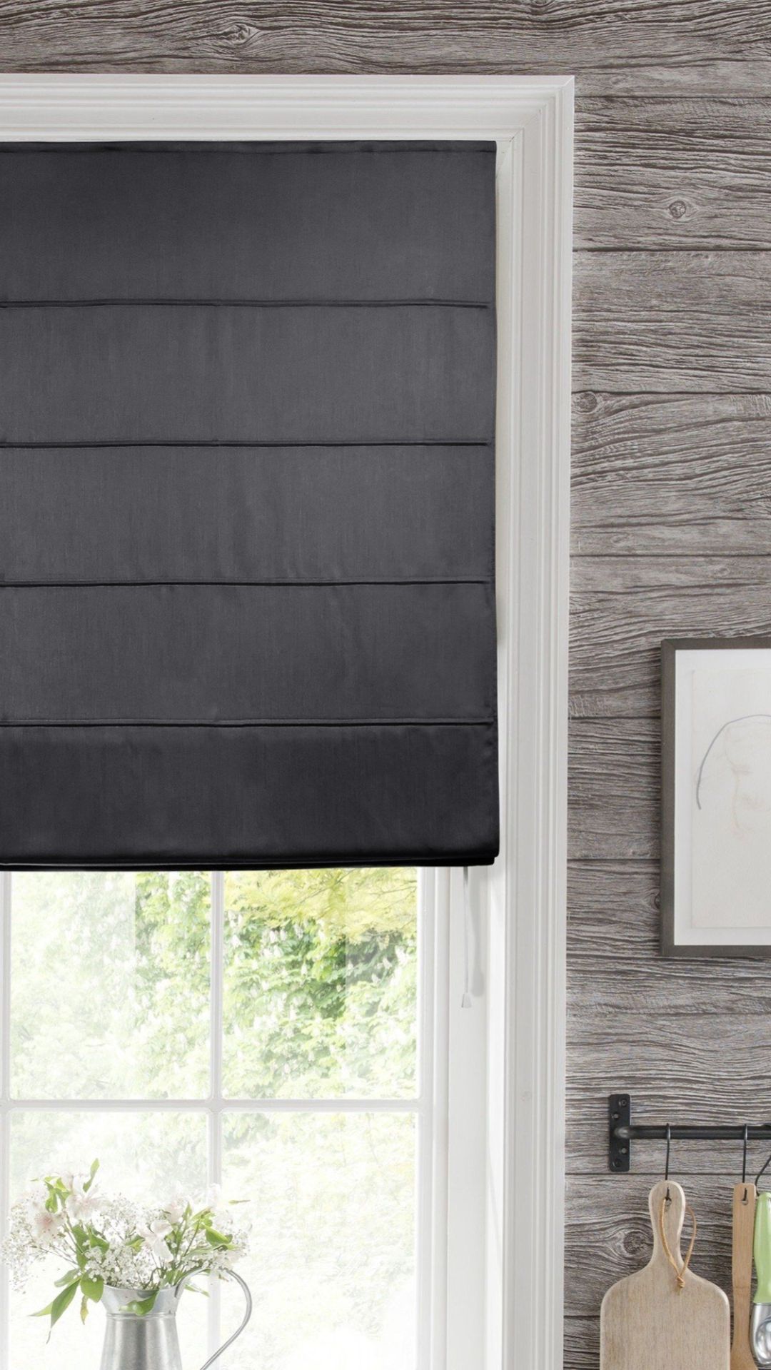 Штора римская Коллекция: Шанталь графит