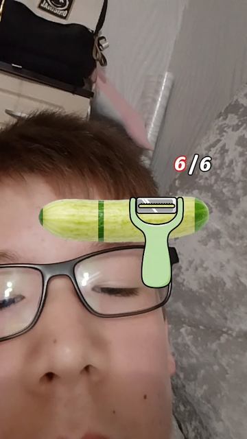 Чистим огурчик