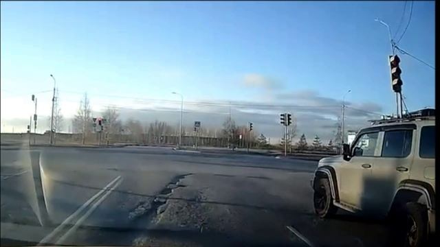 Проезд по встречной полосе на Конева