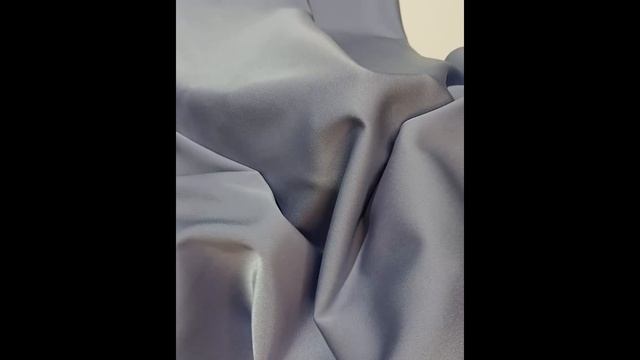 Вискозный сатин припылённый голубой ИТАЛИЯ