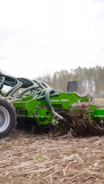 НОВИНКА Amazone Catros Pro - дисковая борона + распределитель Vogelsang