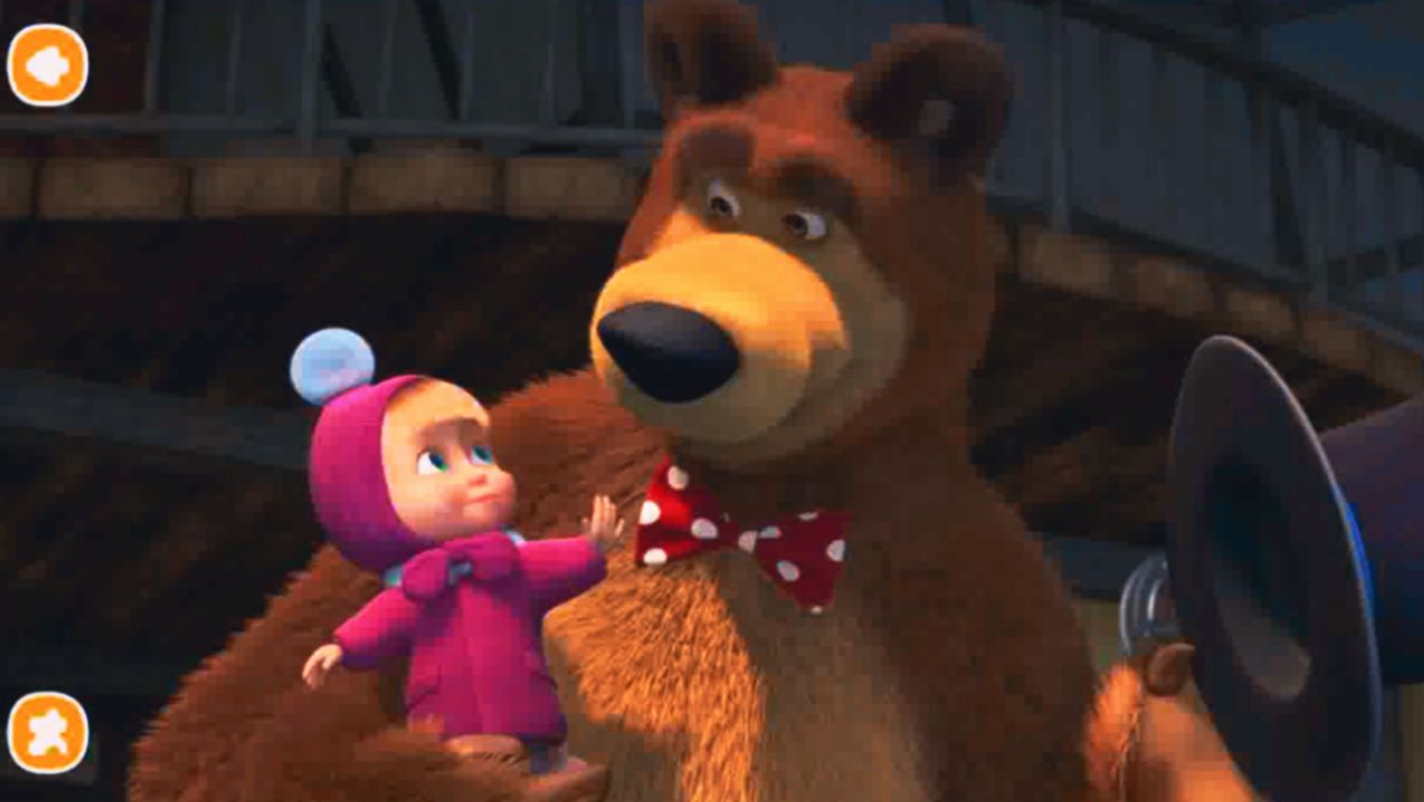 Маша и Медведь. Создаю Картинки из Пазлов с Мультяшными Персонажами. Маша и Медведь Пазлы Смотреть