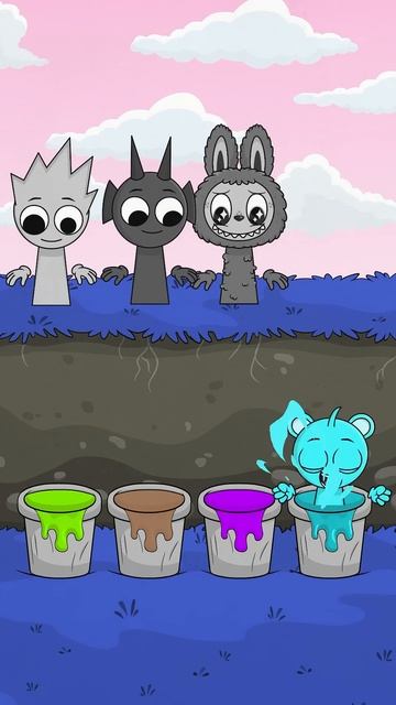 Jump into Amazing Colors 🎨 #animation #shorts