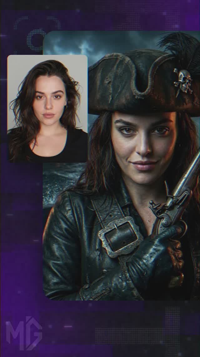 Обычное селфи → Пиратский стиль | ИИ Промпт |  Nano Banana 2 Prompt