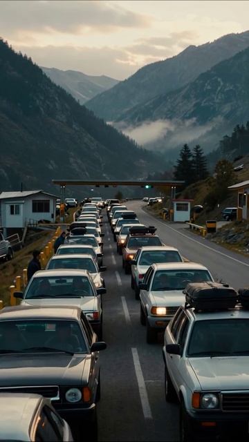 Бесконечная пробка: путь к безнадёжности #долгийпуть #пробка #разочарование