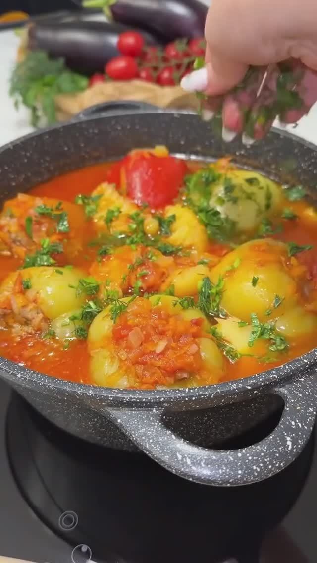 Фаршированные перцы.