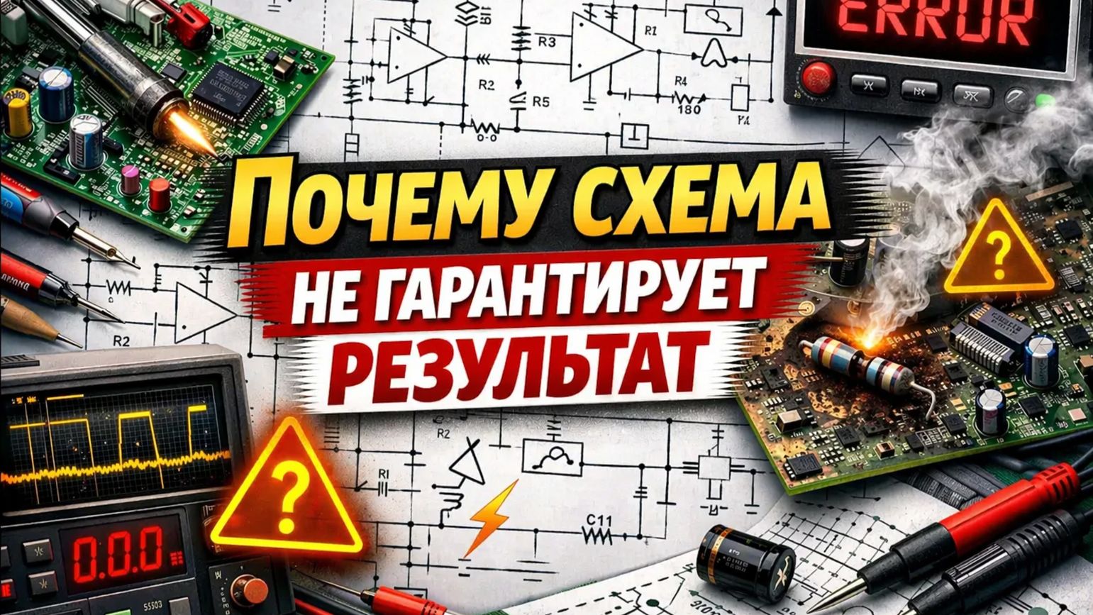 Почему схема «правильная», а устройство не работает? Паразитные эффекты и помехи