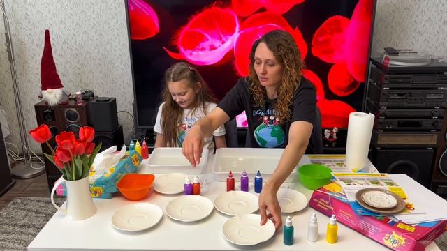 Рисуем на воде в технике Эбру