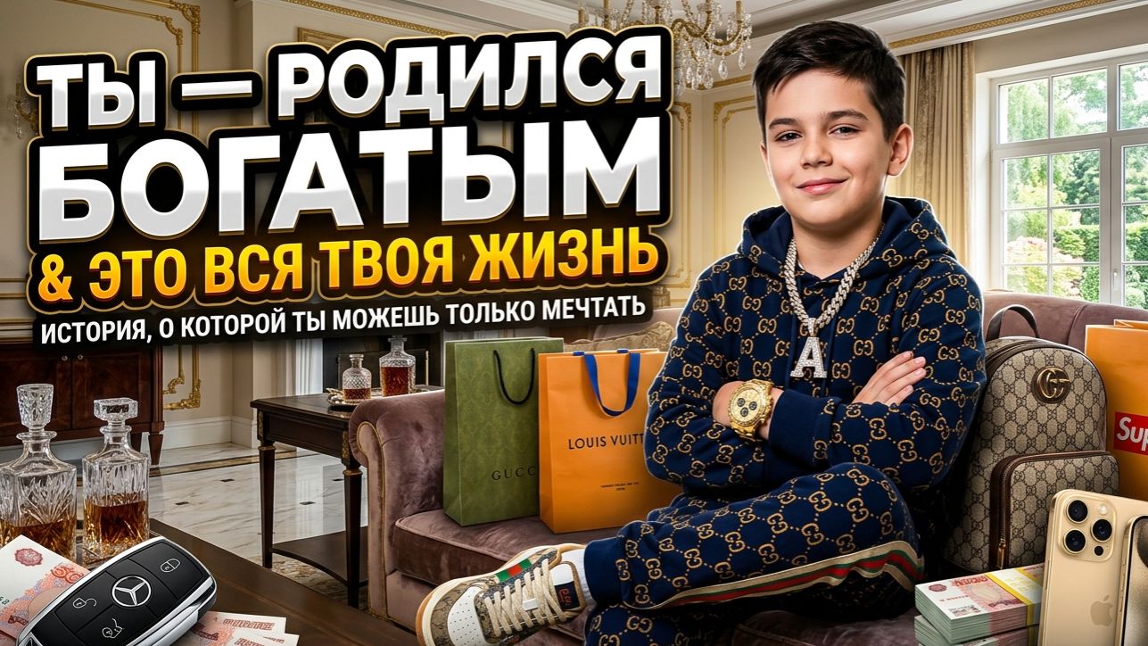 Ты — РОДИЛСЯ БОГАТЫМ И ЭТО ВСЯ ТВОЯ ЖИЗНЬ