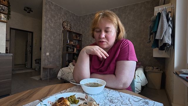 Навела порядки/Убрала все, что задумала /Проголодалась очень