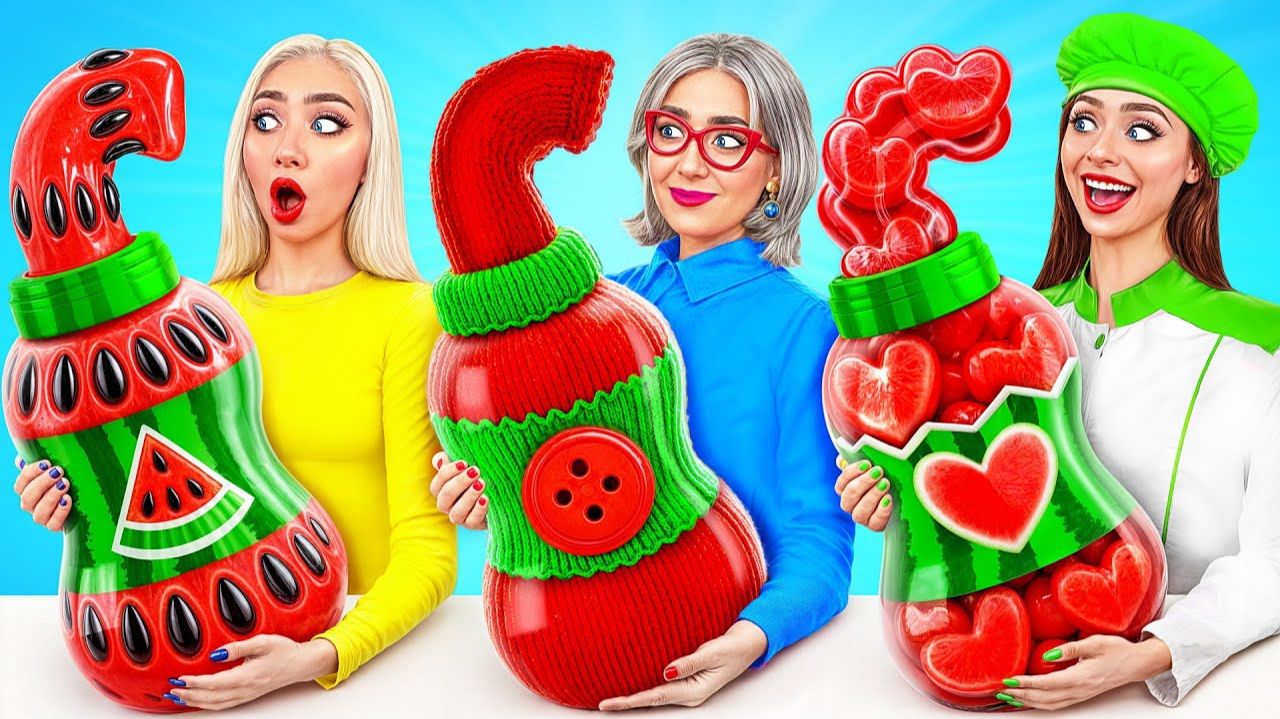 Кулинарный Челлендж# Я против Бабушки # Кулинарная битва с Секретными Гаджетами Candy DO