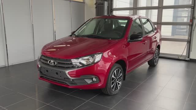 Автомобиль Lada Granta красный в автосалоне Аврора в Ростове-на-Дону (3292)